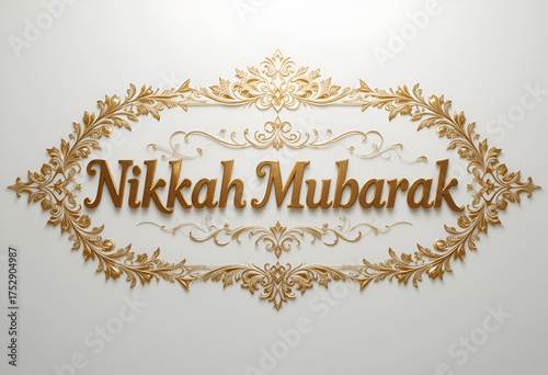 Nikkah Mubarak sign