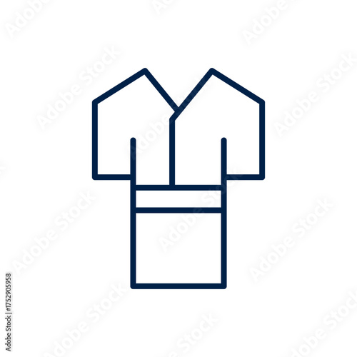 Kimono vector illustration icon