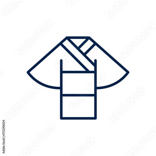 Kimono vector illustration icon
