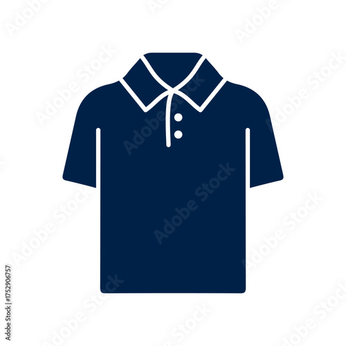 Polo shirt vector illustration icon