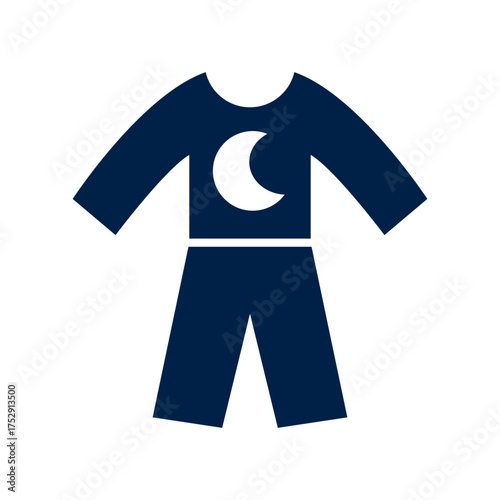 Pajamas vector illustration icon