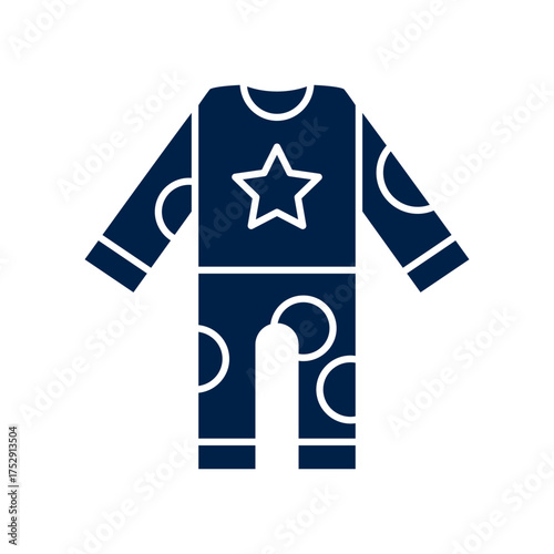 Pajamas vector illustration icon