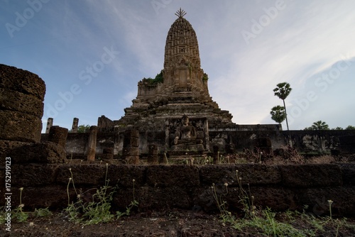A large building with a tall tower