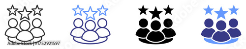 experience icon set multiple style