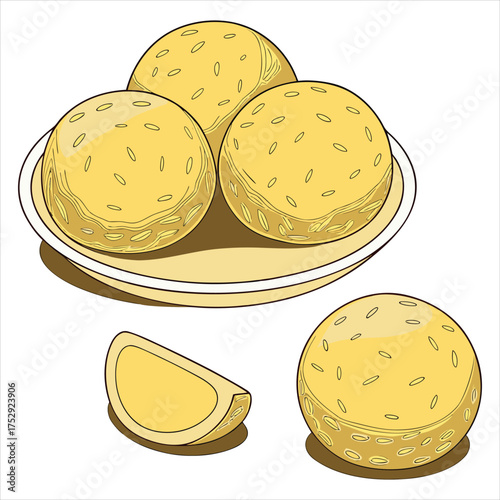 Motichoor laddu, indian sweet