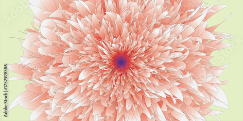 A 3d render of the colorful neon lights in geometrical shapes on a purple background