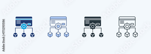 Infrastructure Multiple Style Icon Collection