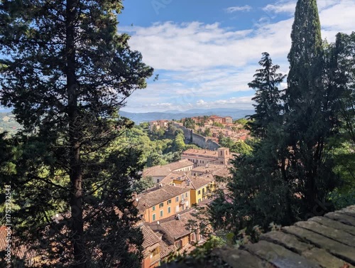 Vista da Perugia in Umbria