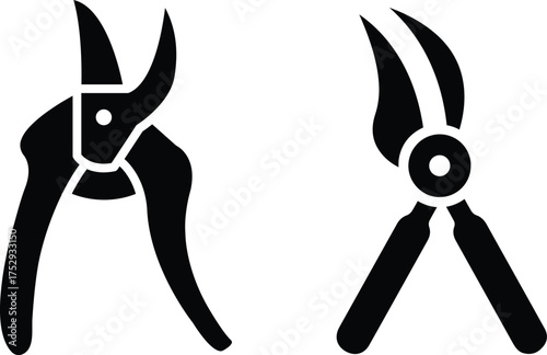 pruning shears icon vector illustration