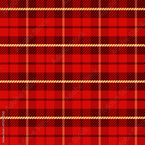 Plaid pattern background using Christmas themed colours 