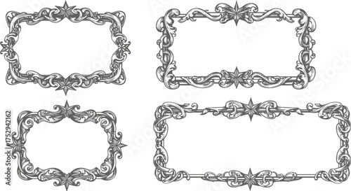 Simple black and white illustration of two cutting boards with handles