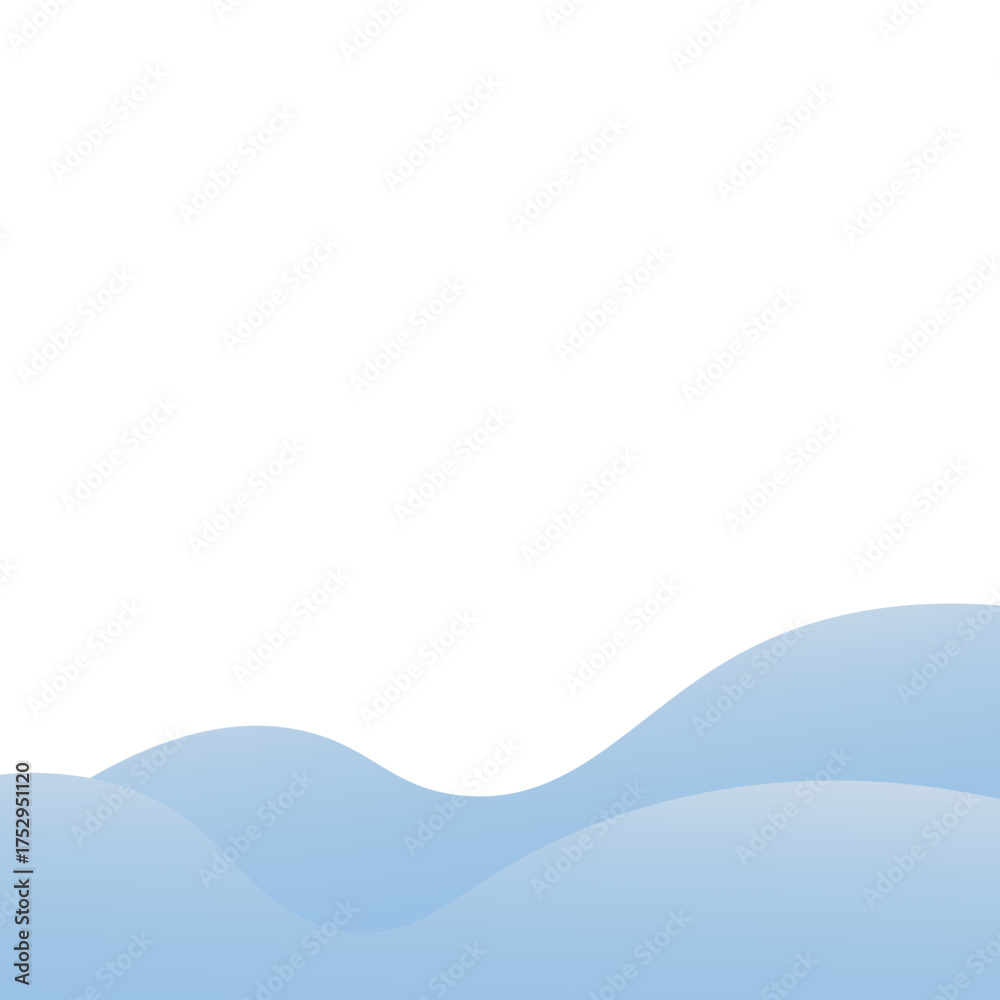 Fototapeta premium Snow Pile Footer