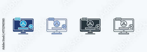 Webinar Multiple Style Icon Collection