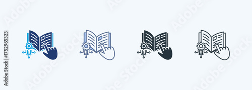Digital Resources Multiple Style Icon Collection