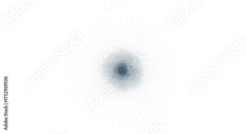 Abstract explosion of tiny particles creating a swirling cosmic nebula in deep space.