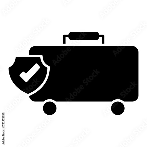 Travel Luggage Insurance Icon