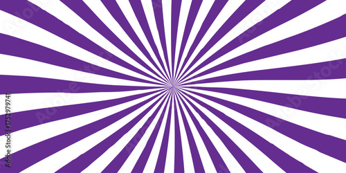 Abstract purple and white sunburst background with rays. geometric ray sun texture design wallpaper.	
