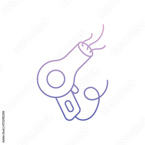 Hair Dryer Vector icon