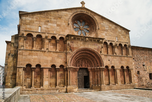 Church of Santo Domingo, a masterpiece of Romanesque art located in the heart of Soria, Spain

