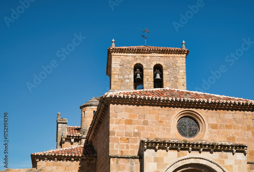 Obraz na plátne Church of San Juan de Rabanera, a Romanesque church located in Soria, Castile and Leon, Spain