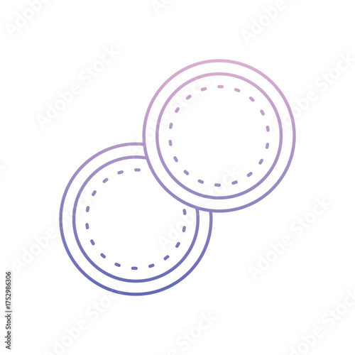 Cotton Pads Vector icon