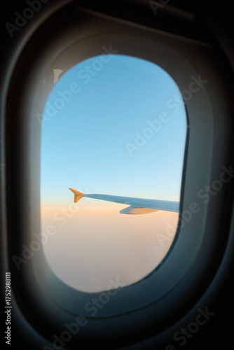 Photos Flying high above the clouds during a stunning sunset journey