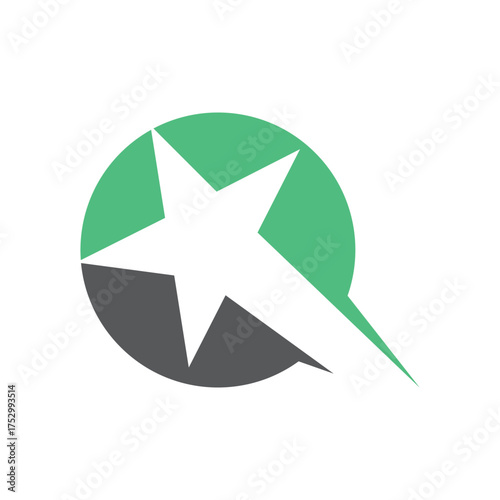 successful victory star logo design