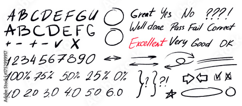 Teacher grading notes
