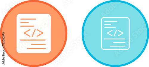 Piece of Code Vector Icon