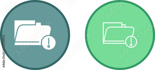 Vulnerable Folder Vector Icon