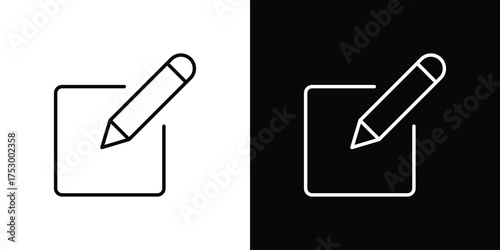 Register icon symbols in black illustrations set
