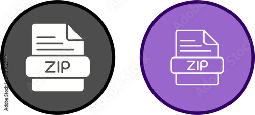 ZIP Vector Icon