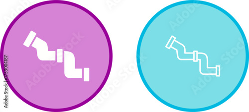 Water Pipe Vector Icon