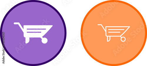 Garden Cart Vector Icon