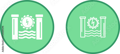 Hydro Power Vector Icon
