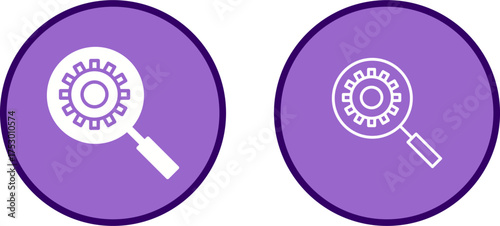 Intelligent Search Vector Icon