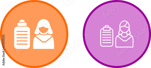 Female Presenter Vector Icon