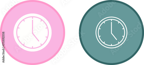 Clock Vector Icon