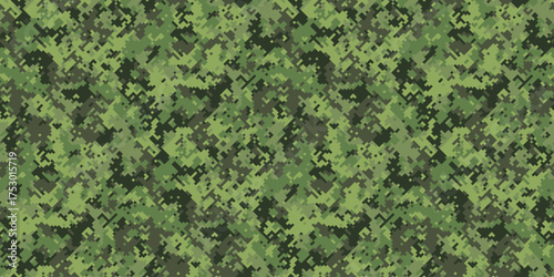 Abstract digital camouflage pattern.  Perfect for backgrounds, textiles, military or naturethemed designs.
