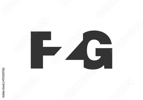 FZG logo design. Initial letter F Z G bold font style for tech startups, consulting, corporate branding. Creative company name, headlines typography identity, trendy logotype.