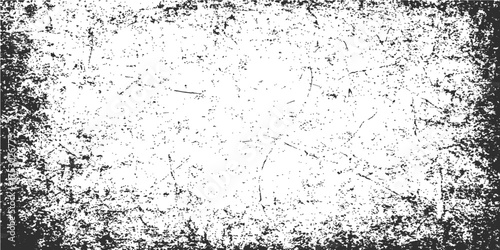 A vintage, black-and-white abstract grunge texture with an old paper wall effect and dusty film grain