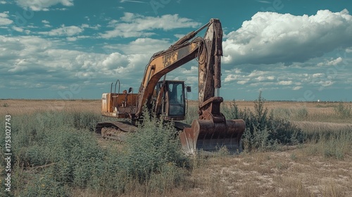 machine in a forest deforesting generative ai