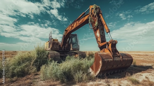 machine in a forest deforesting generative ai