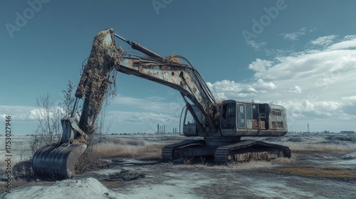 machine in a forest deforesting generative ai