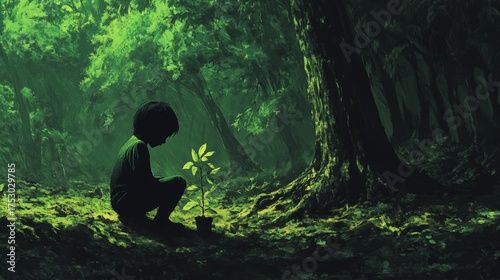 deforested forest generative ai