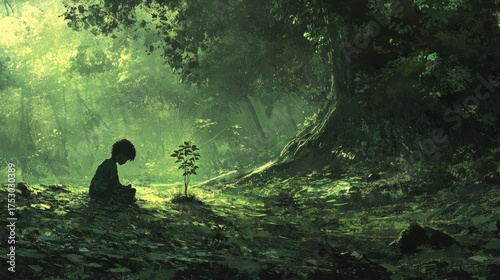 deforested forest generative ai