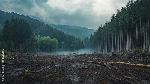 deforested forest generative ai