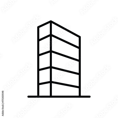 Building icon stock illustration