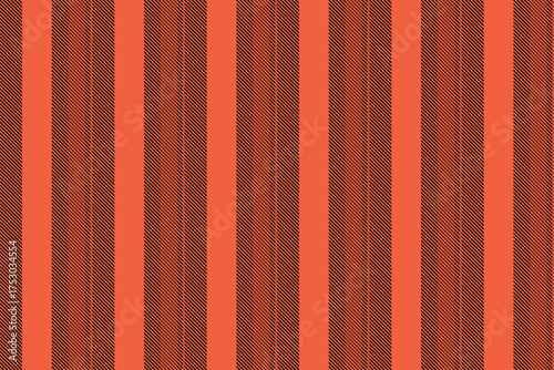 Bold vertical stripes in coral and black create a striking pattern. Versatile for backgrounds, textiles, or graphic designs needing a retro yet modern touch.