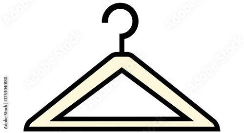 Hanger clothes closet wardrobe fashion garment apparel storage design style accessory organization tool rack on transparent background